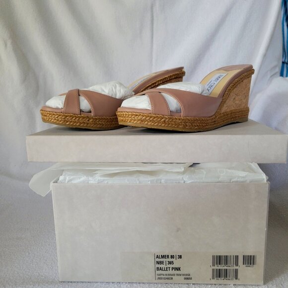 Jimmy Choo Ballet Pink Wedge - Picture 1 of 5